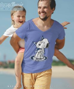 Snoopy Tattoos Dallas Cowboys Football Logo V Neck TShirt