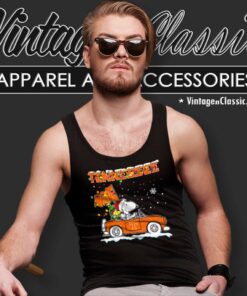 Snoopy Tennessee Volunteers Driver Car Christmas Tank Top Racerback