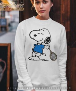 Snoopy Tennis Player Sweatshirt