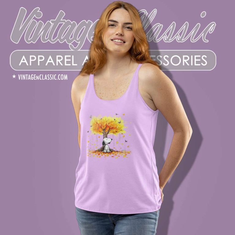 Snoopy Thanksgiving Day Autumn 2023 Tank Top Racerback Snoopy Thanksgiving Day Autumn 2023 Tank Top Racerback