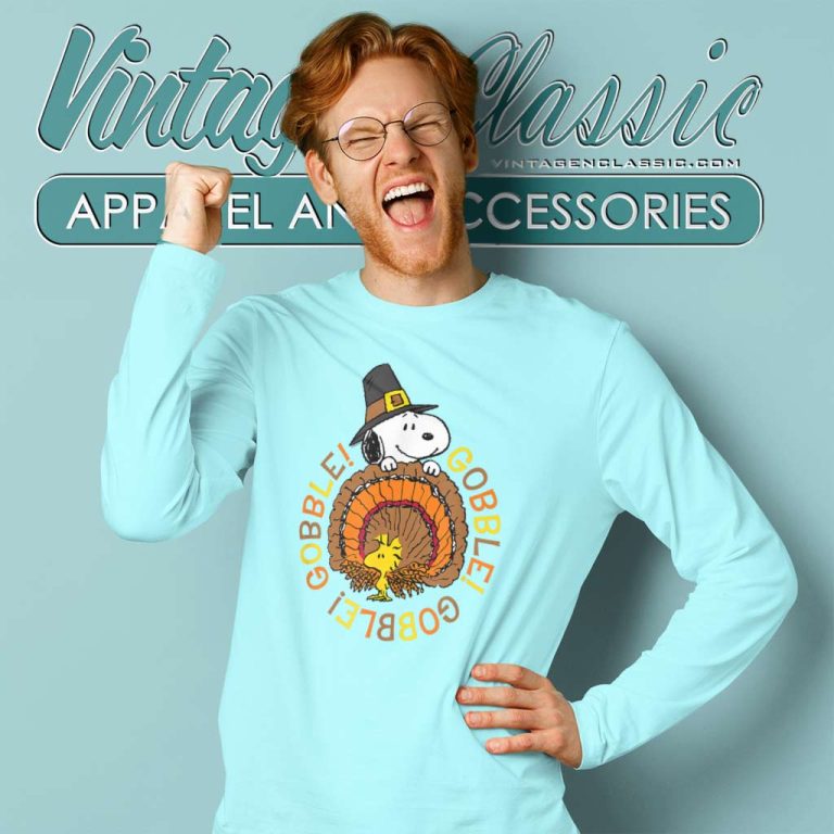 Snoopy Thanksgiving Gobble Shirt Thanksgiving Day 2023 Long Sleeve Tee Snoopy Thanksgiving Gobble Shirt Thanksgiving Day 2023 Long Sleeve Tee