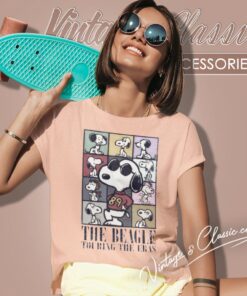 Snoopy The Beagle Touring The Eras Women T Shirt