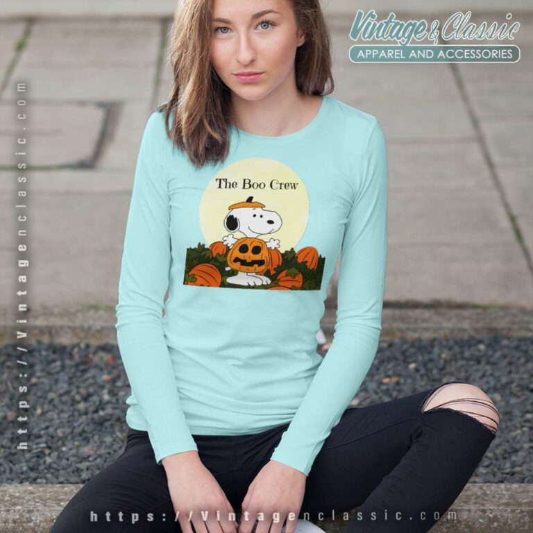 Snoopy The Boo Crew Halloween Long Sleeve Tee Snoopy The Boo Crew Halloween Long Sleeve Tee