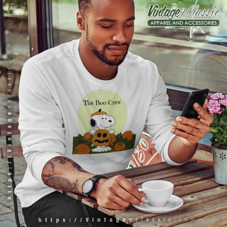 Snoopy The Boo Crew Halloween Sweatshirt Snoopy The Boo Crew Halloween Sweatshirt