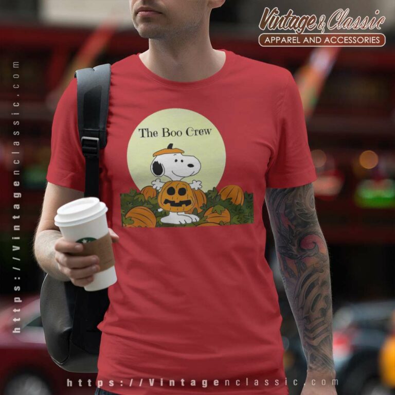 Snoopy The Boo Crew Halloween T Shirt Snoopy The Boo Crew Halloween T Shirt