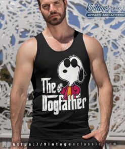 Snoopy The Dogfather Gift Father Day Shirt 6 Snoopy The Dogfather Gift Father Day Tank Top Racerback