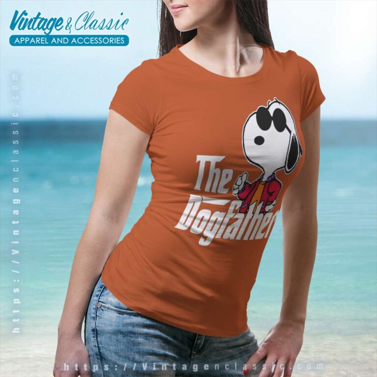 Snoopy The Dogfather Gift Father Day Women TShirt Snoopy The Dogfather Gift Father Day Women TShirt