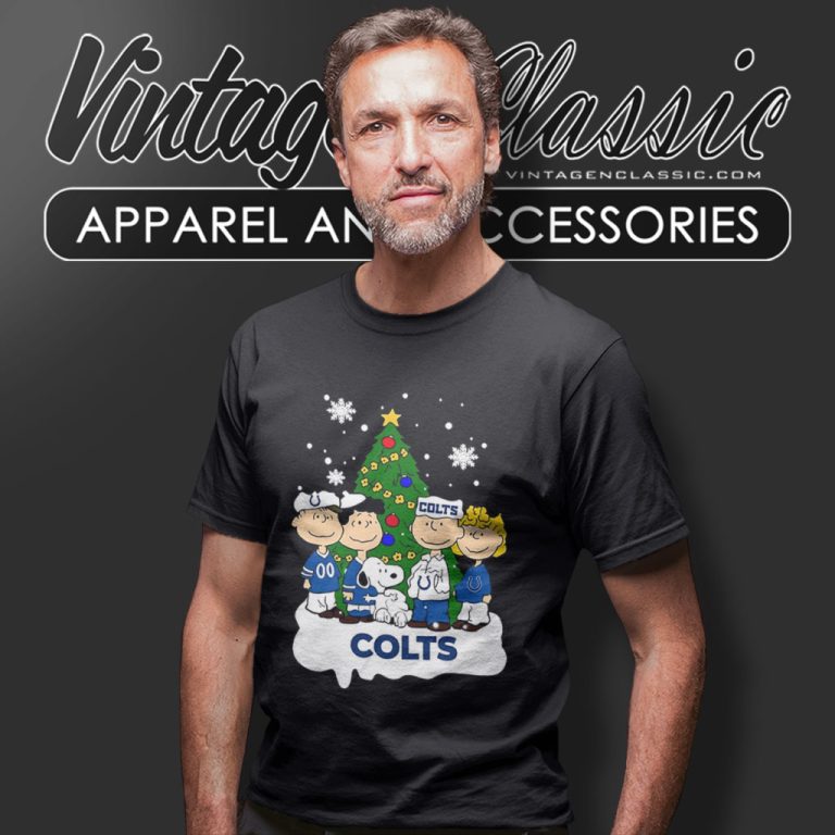 Snoopy The Peanut Christmas Tree Indianapolis Colts T Shirt Snoopy The Peanut Christmas Tree Indianapolis Colts T Shirt