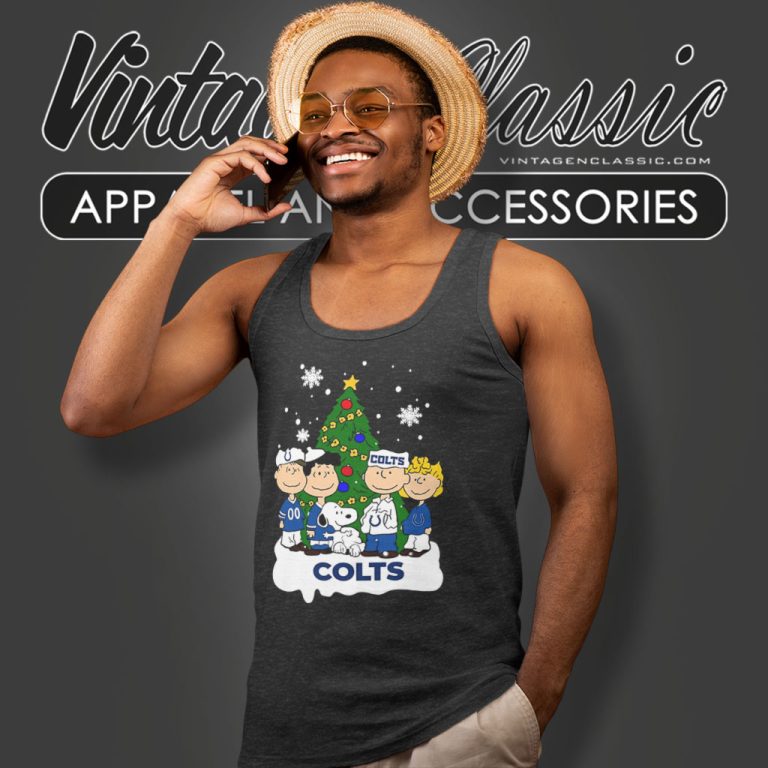 Snoopy The Peanut Christmas Tree Indianapolis Colts Tank Top Racerback Snoopy The Peanut Christmas Tree Indianapolis Colts Tank Top Racerback