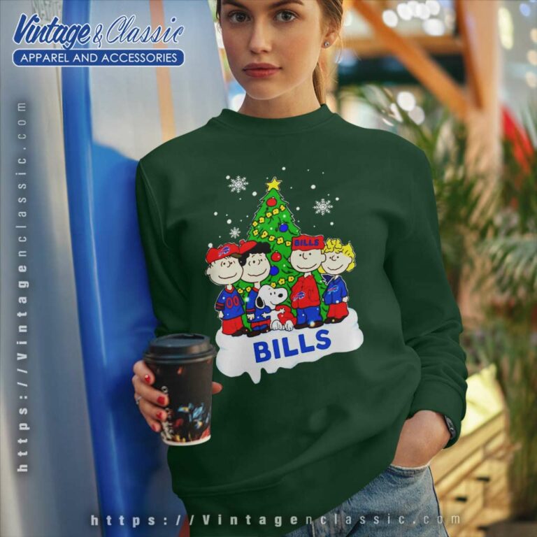 Snoopy The Peanuts Buffalo Bills Christmas Sweatshirt Snoopy The Peanuts Buffalo Bills Christmas Sweatshirt