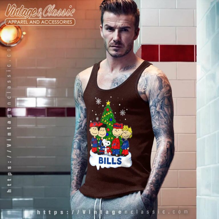 Snoopy The Peanuts Buffalo Bills Christmas Tank Top Racerback Snoopy The Peanuts Buffalo Bills Christmas Tank Top Racerback