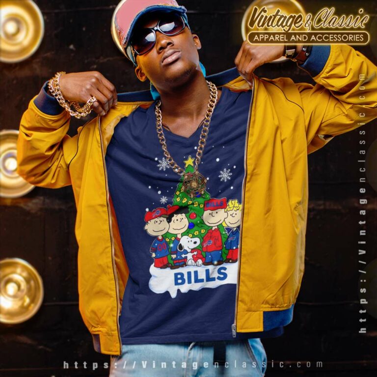 Snoopy The Peanuts Buffalo Bills Christmas V Neck TShirt Snoopy The Peanuts Buffalo Bills Christmas V Neck TShirt