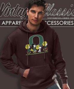 Snoopy The Peanuts Cheer For The Oregon Ducks Hoodie