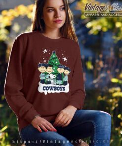 Snoopy The Peanuts Dallas Cowboys Christmas Sweatshirt