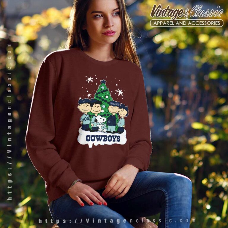 Snoopy The Peanuts Dallas Cowboys Christmas Sweatshirt Snoopy The Peanuts Dallas Cowboys Christmas Sweatshirt