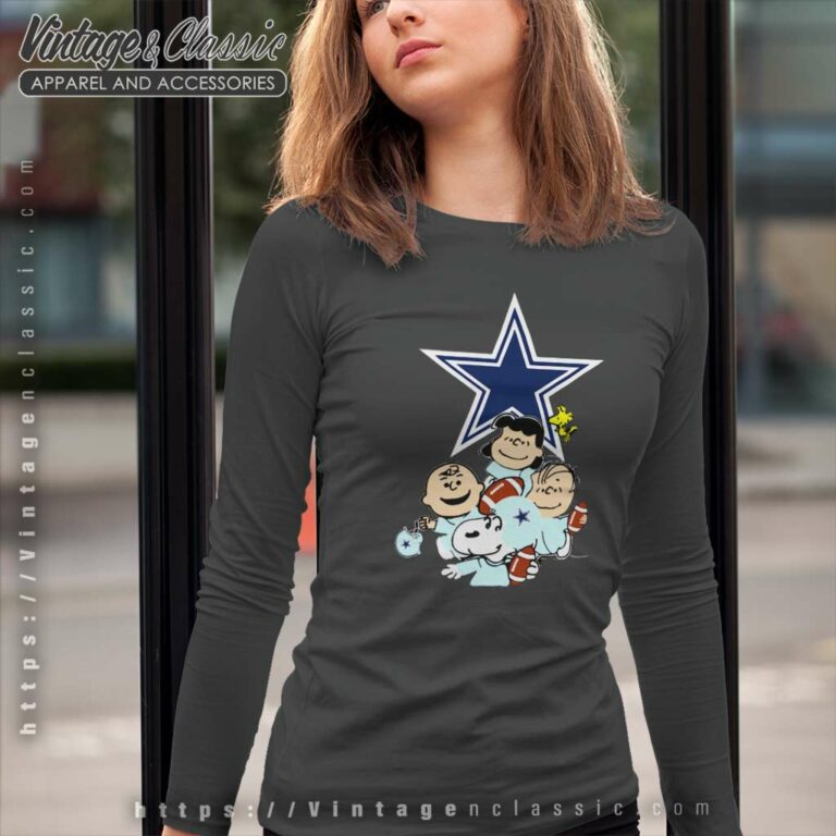 Snoopy The Peanuts Dallas Cowboys Long Sleeve Tee Snoopy The Peanuts Dallas Cowboys Long Sleeve Tee