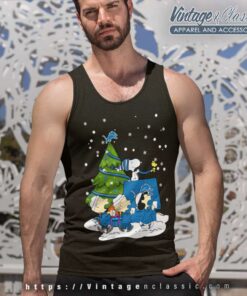 Snoopy Peanuts Detroit Lions Christmas Shirt 6 Snoopy Peanuts Detroit Lions Christmas Tank Top Racerback