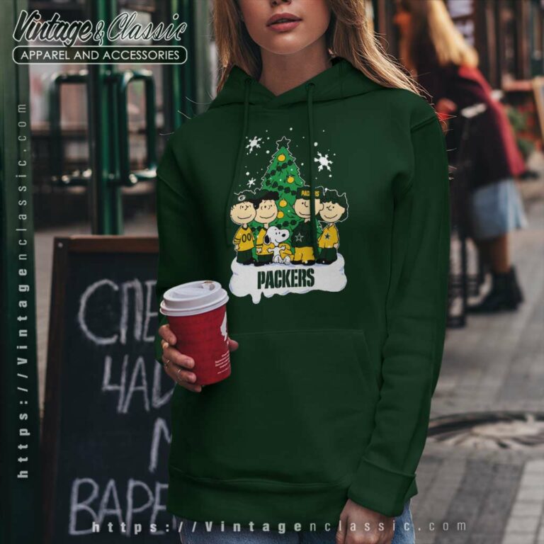 Snoopy The Peanuts Green Bay Packers Christmas Hoodie Snoopy The Peanuts Green Bay Packers Christmas Hoodie