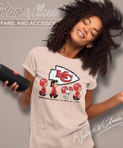 Snoopy The Peanuts Kansas City Chiefs Women TShirt