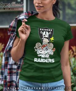 Snoopy The Peanuts Las Vegas Raiders Women TShirt
