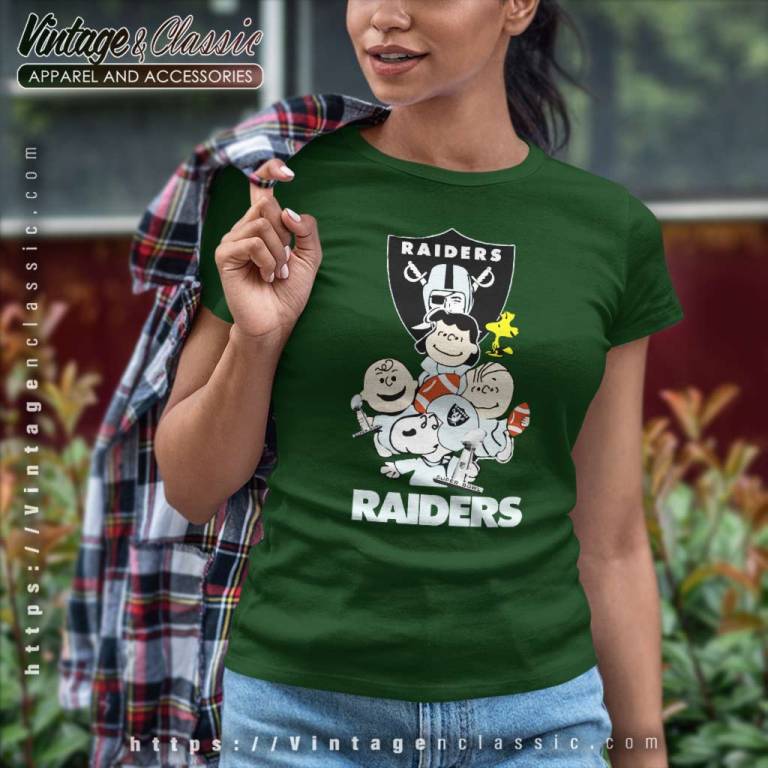 Snoopy The Peanuts Las Vegas Raiders Women TShirt Snoopy The Peanuts Las Vegas Raiders Women TShirt