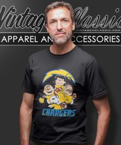 Snoopy The Peanuts Los Angeles Chargers T Shirt