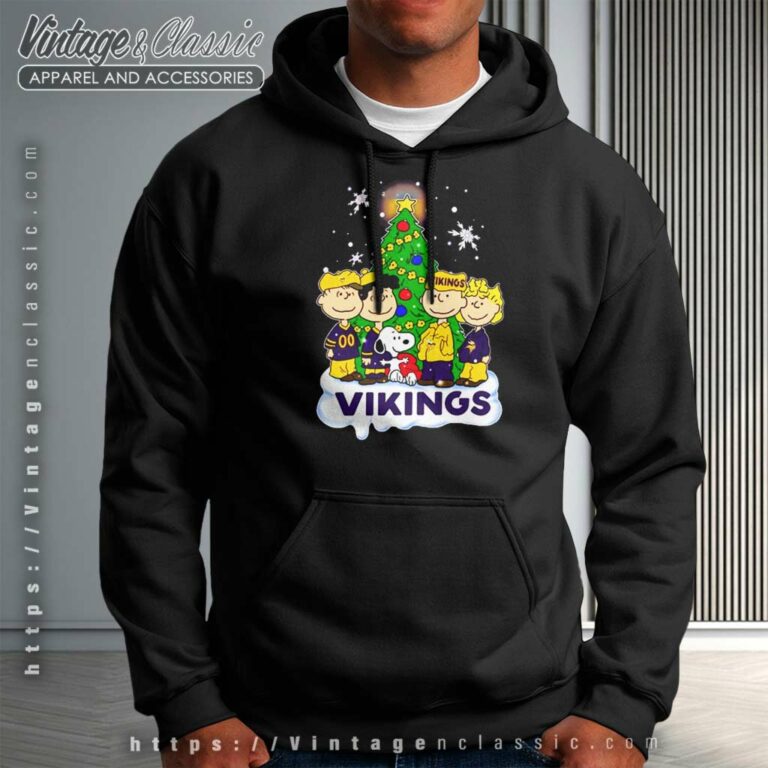 Snoopy The Peanuts Minnesota Vikings Christmas Funny Hoodie Snoopy The Peanuts Minnesota Vikings Christmas Funny Hoodie
