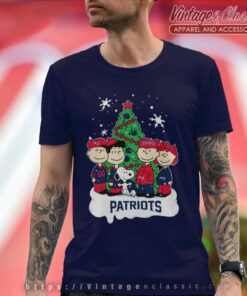Snoopy The Peanuts New England Patriots Christmas T Shirt