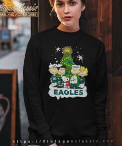 Snoopy The Peanuts Philadelphia Eagles Christmas Sweatshirt