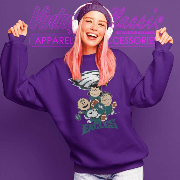 Snoopy The Peanuts Philadelphia Eagles Sweatshirt Snoopy The Peanuts Philadelphia Eagles Sweatshirt