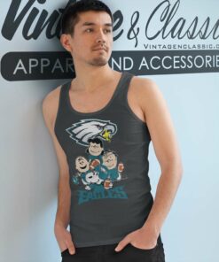 Snoopy The Peanuts Philadelphia Eagles Shirt 5 Snoopy The Peanuts Philadelphia Eagles Tank Top Racerback