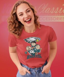 Snoopy The Peanuts Philadelphia Eagles Shirt 7 Snoopy The Peanuts Philadelphia Eagles Women TShirt