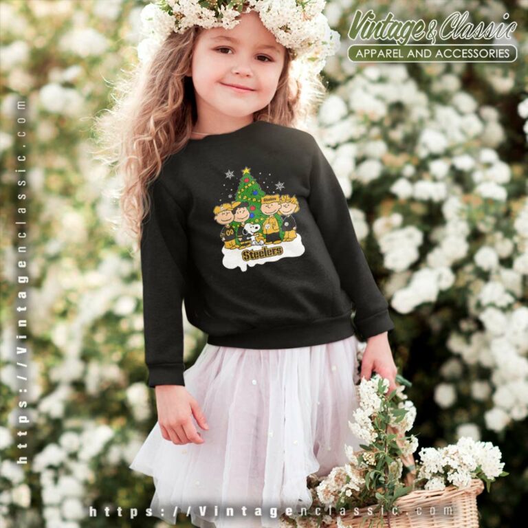 Snoopy The Peanuts Pittsburgh Steelers Christmas Kids Sweatshirt Snoopy The Peanuts Pittsburgh Steelers Christmas Kids Sweatshirt