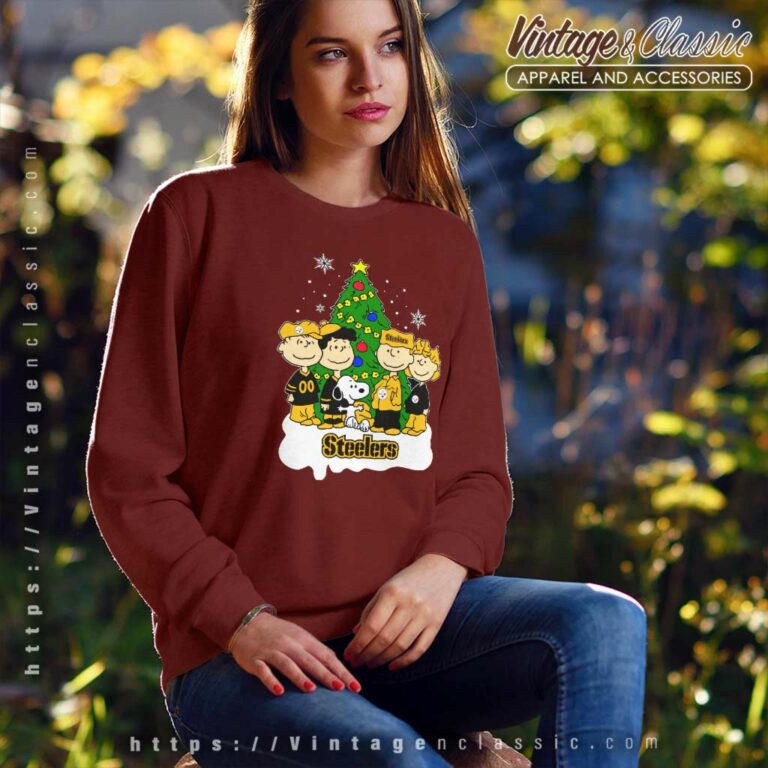 Snoopy The Peanuts Pittsburgh Steelers Christmas Sweatshirt Snoopy The Peanuts Pittsburgh Steelers Christmas Sweatshirt