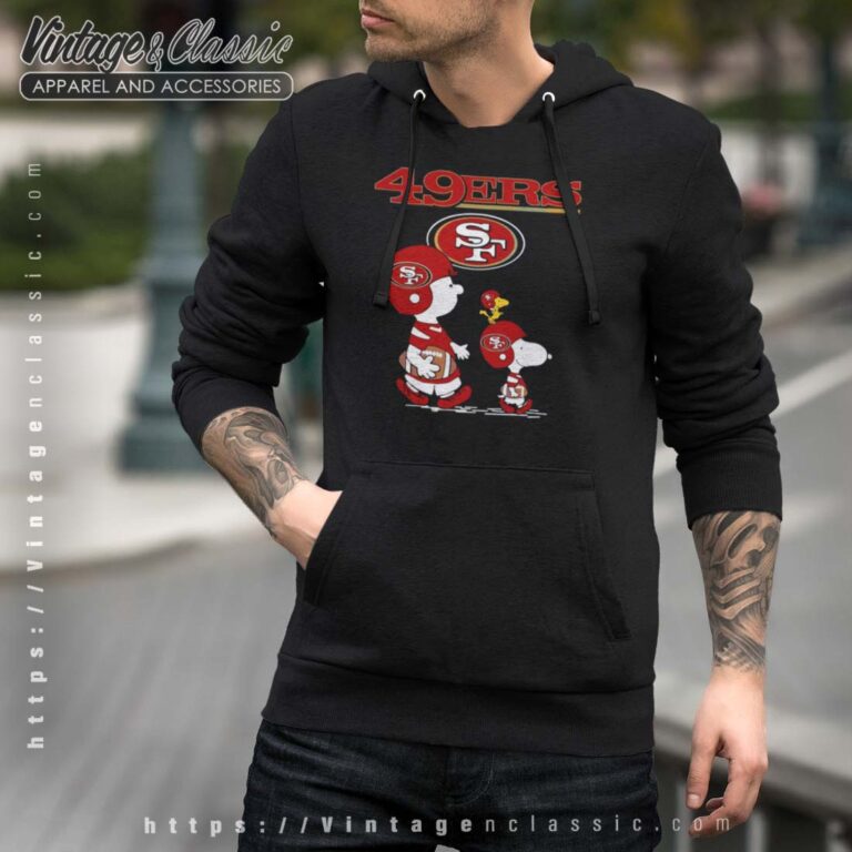 Snoopy The Peanuts San Francisco 49ers Hoodie Snoopy The Peanuts San Francisco 49ers Hoodie