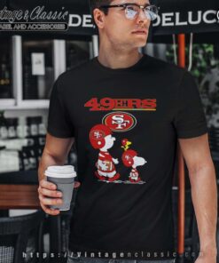 Snoopy The Peanuts San Francisco 49ers Tshirt