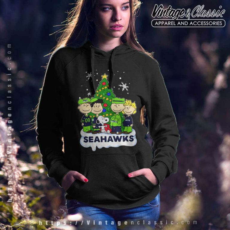 Snoopy The Peanuts Seattle Seahawks Christmas Hoodie Snoopy The Peanuts Seattle Seahawks Christmas Hoodie