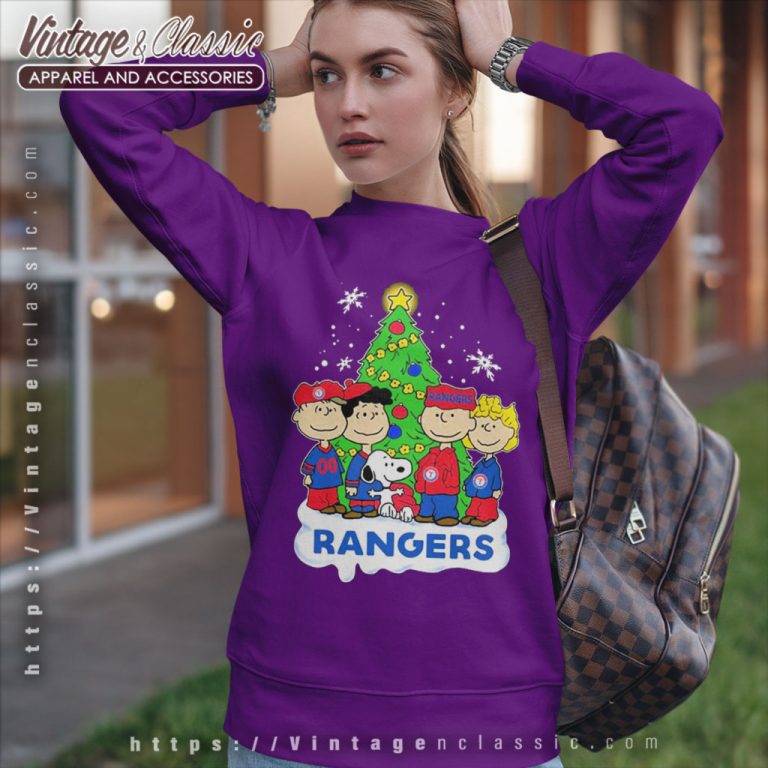 Snoopy The Peanuts Texas Rangers Christmas Sweatshirt Snoopy The Peanuts Texas Rangers Christmas Sweatshirt