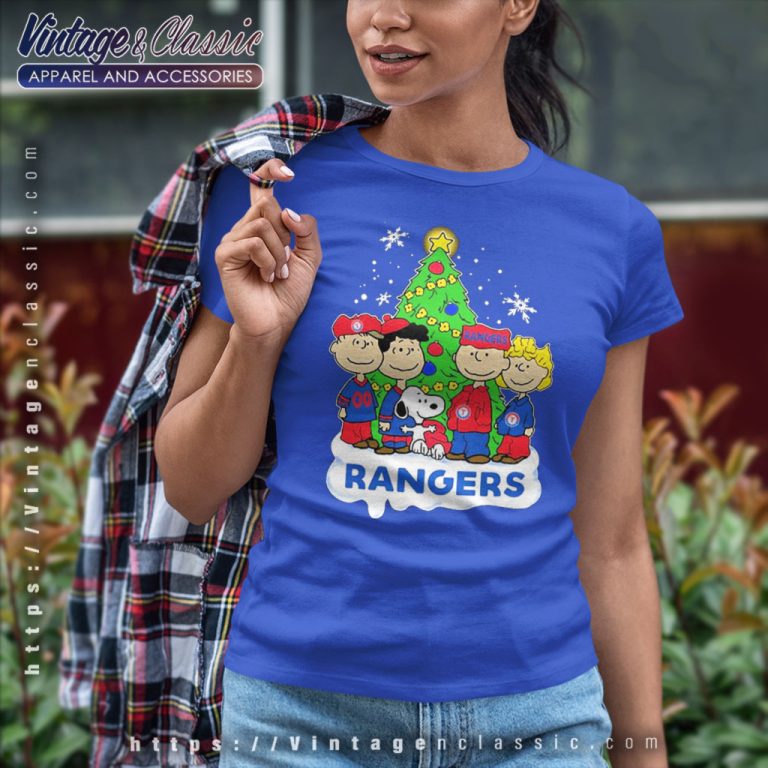Snoopy The Peanuts Texas Rangers Christmas Women T Shirt Snoopy The Peanuts Texas Rangers Christmas Women T Shirt