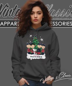 Snoopy The Peanuts Tree Houston Texans Christmas Hoodie