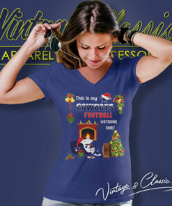 Snoopy This Is My Cowboys Football Watching V Neck TShirt