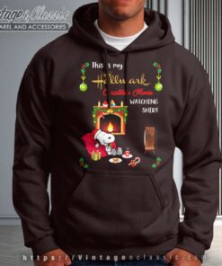 Snoopy This Is My Hallmark Christmas Movie Watching Hoodie