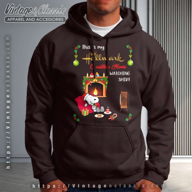 Snoopy This Is My Hallmark Christmas Movie Watching Hoodie Snoopy This Is My Hallmark Christmas Movie Watching Hoodie