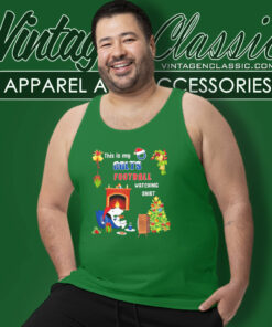Snoopy This Is My Indianapolis Colts Football Watching Christmas Tank Top Racerback