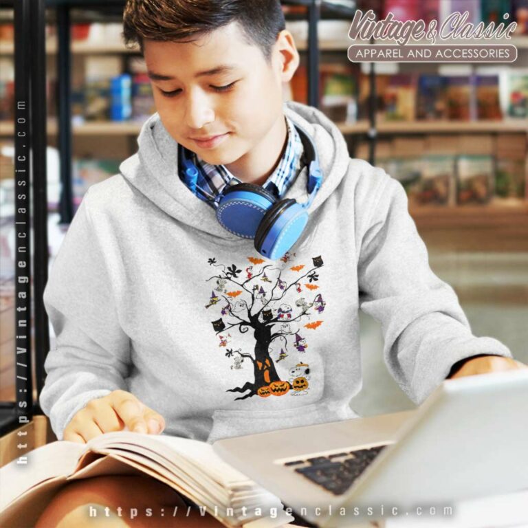 Snoopy Tree Halloween Cute kids Hoodie Snoopy Tree Halloween Cute kids Hoodie