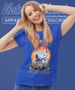Snoopy Trick Or Treat Dallas Cowboys Halloween Women TShirt