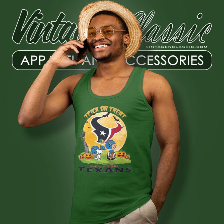 Snoopy Trick Or Treat Halloween Houston Texans Tank Top Racerback Snoopy Trick Or Treat Halloween Houston Texans Tank Top Racerback