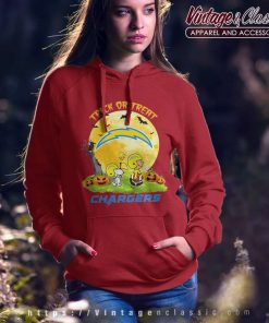 Snoopy Trick Or Treat Halloween Los Angeles Chargers Hoodie