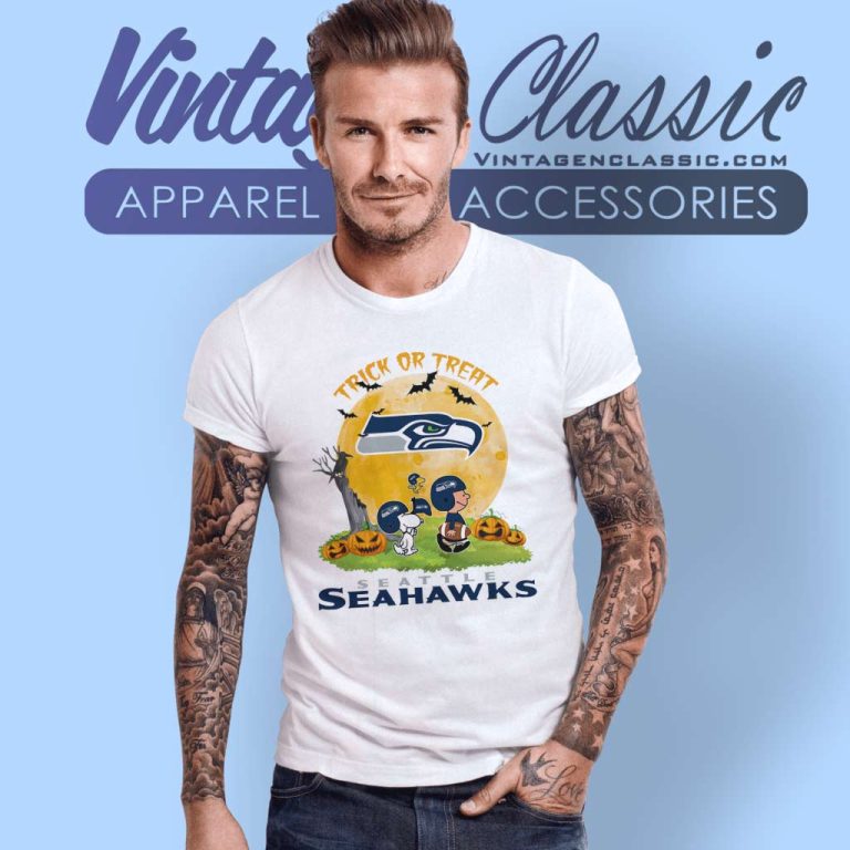 Snoopy Trick Or Treat Halloween Seattle Seahawks T Shirt Snoopy Trick Or Treat Halloween Seattle Seahawks T Shirt