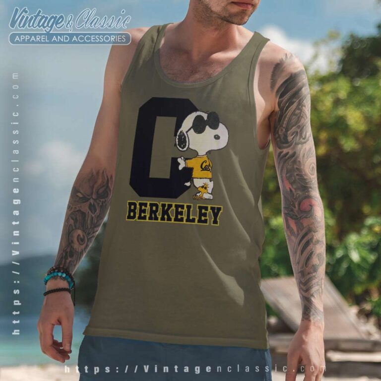 Snoopy UC Berkeley Tank Top Racerback Snoopy UC Berkeley Tank Top Racerback